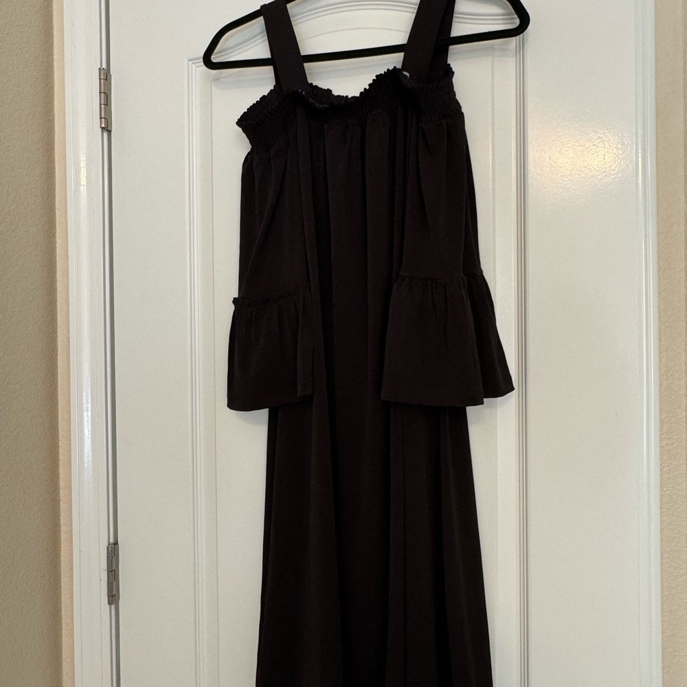 Susan Graver Black Midi Dress